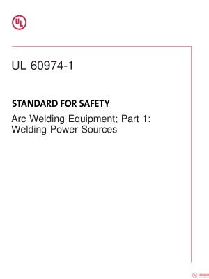 UL 60974-1 PDF UL 60974-1 PDF